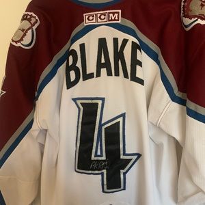 Rob Blake Signed Colorado Avalanche Jersey